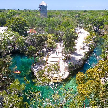 Hotel Casa Tortuga Tulum - Cenotes Park Inclusive מראה חיצוני תמונה Cenote