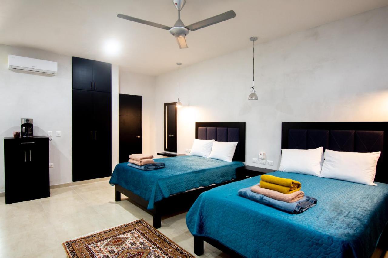 Hotel Casa Tortuga Tulum - Cenotes Park Inclusive מראה חיצוני תמונה A bedroom in the hotel