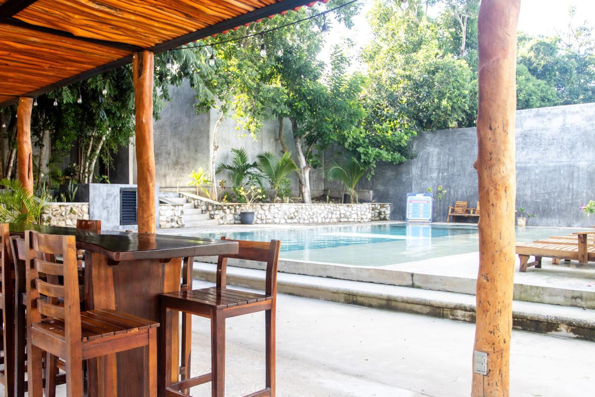Hotel Casa Tortuga Tulum - Cenotes Park Inclusive מראה חיצוני תמונה The pool at the hotel
